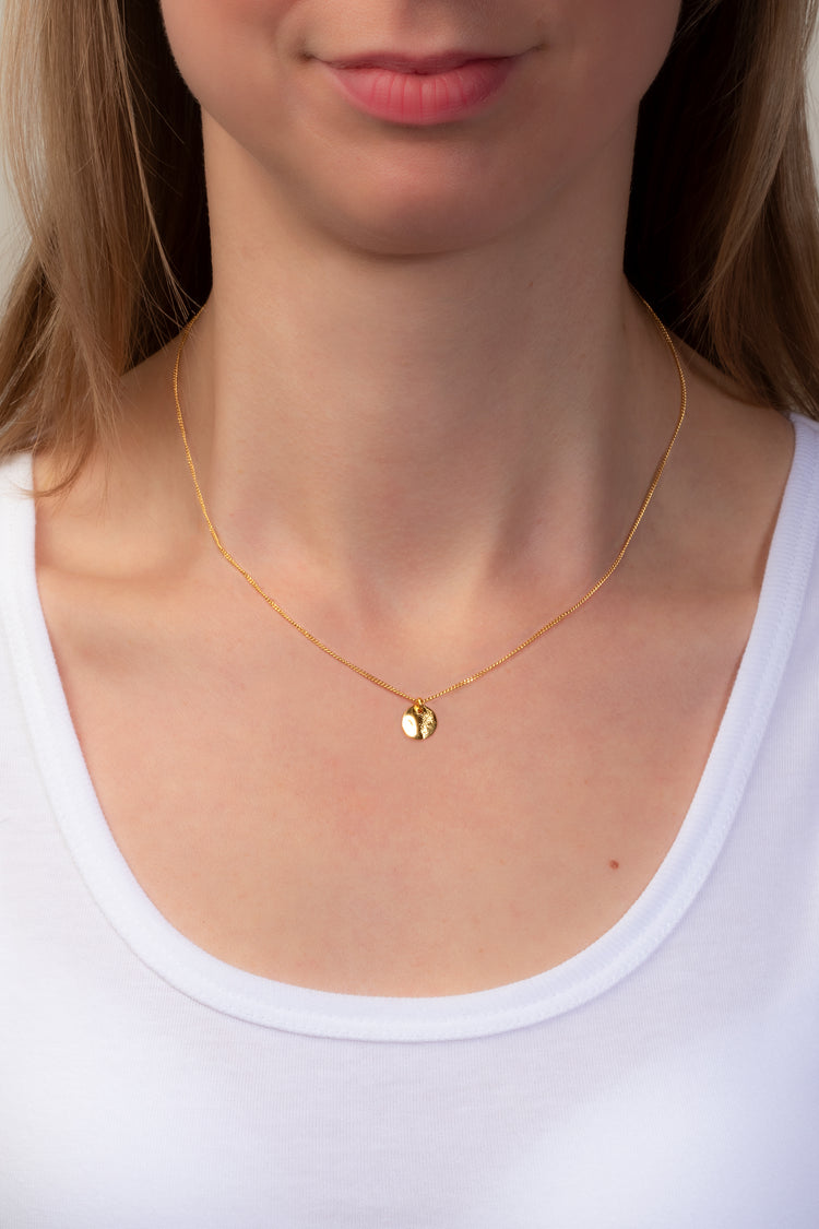 Ozeana - zarte Kette mit Plättchen