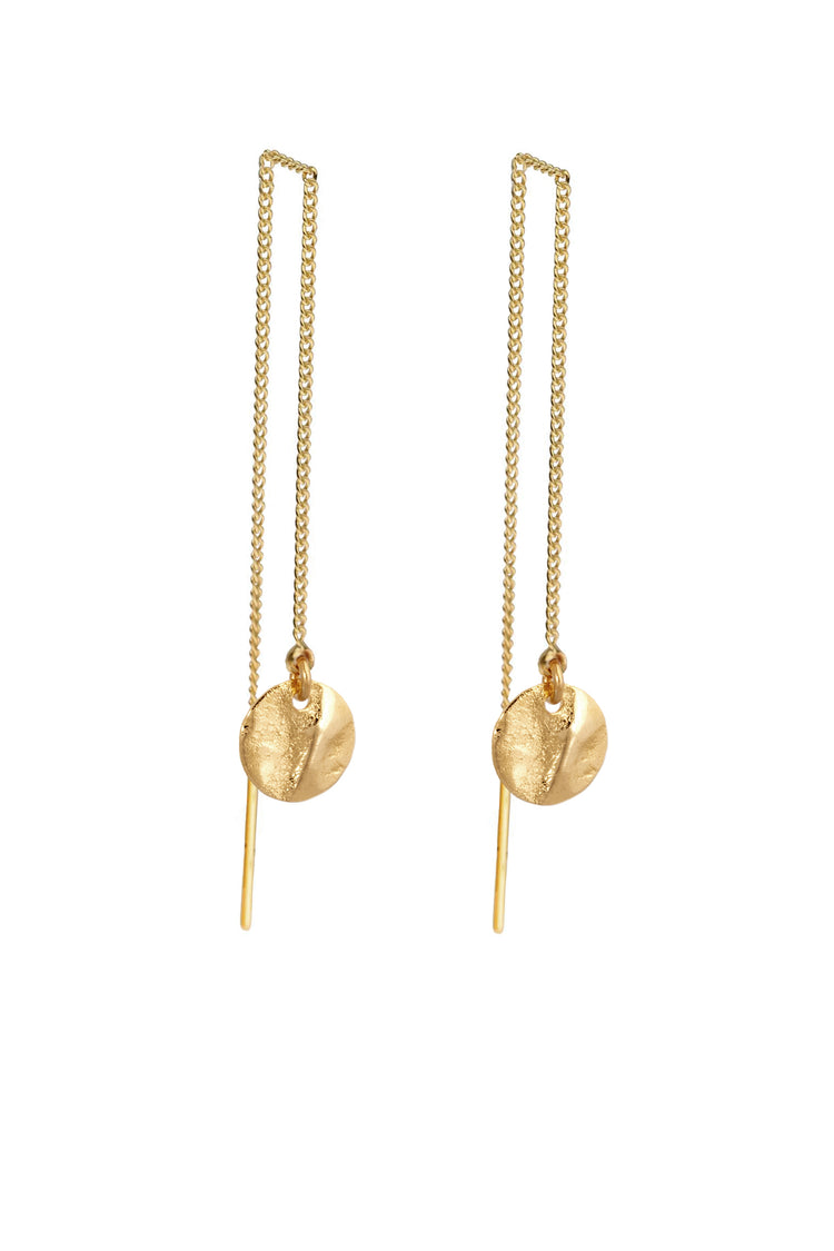 Ozeana - Ohrkette Plättchen