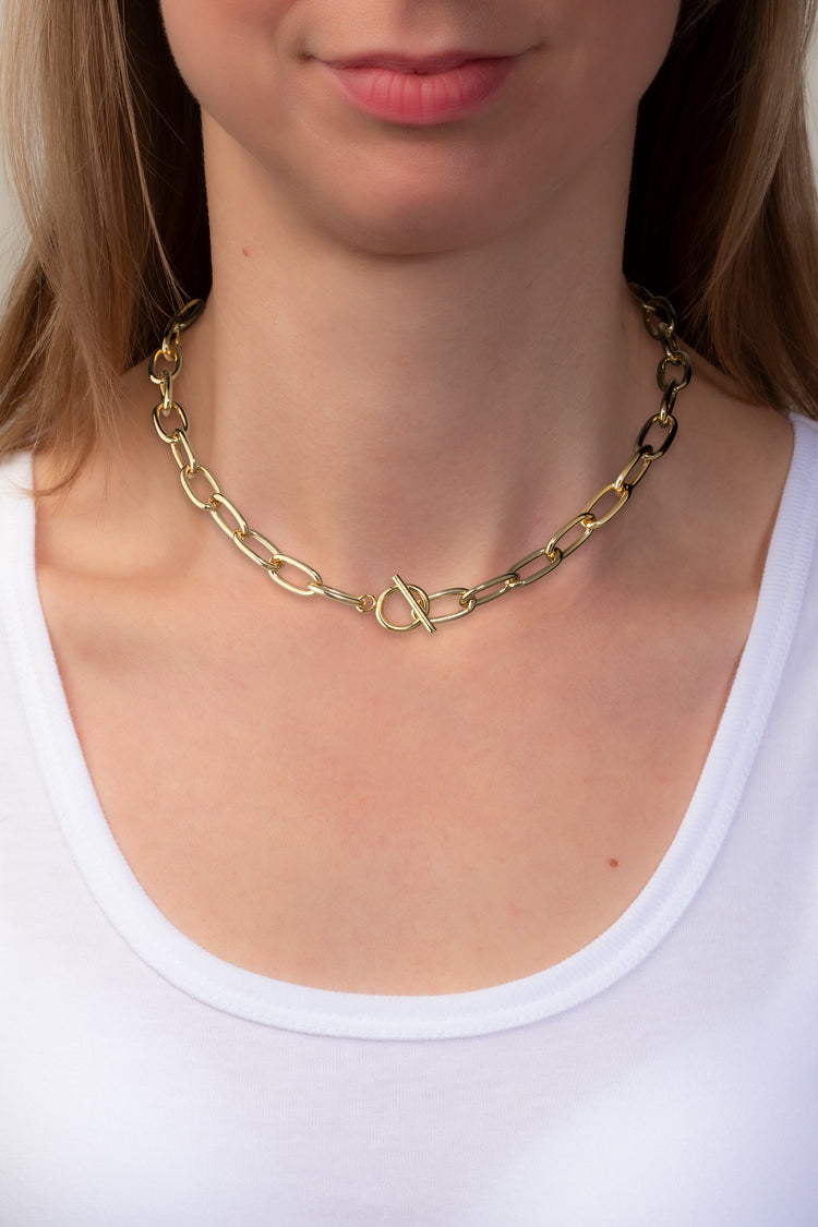 Queen - Collier massive Ankerkette Stabverschluß