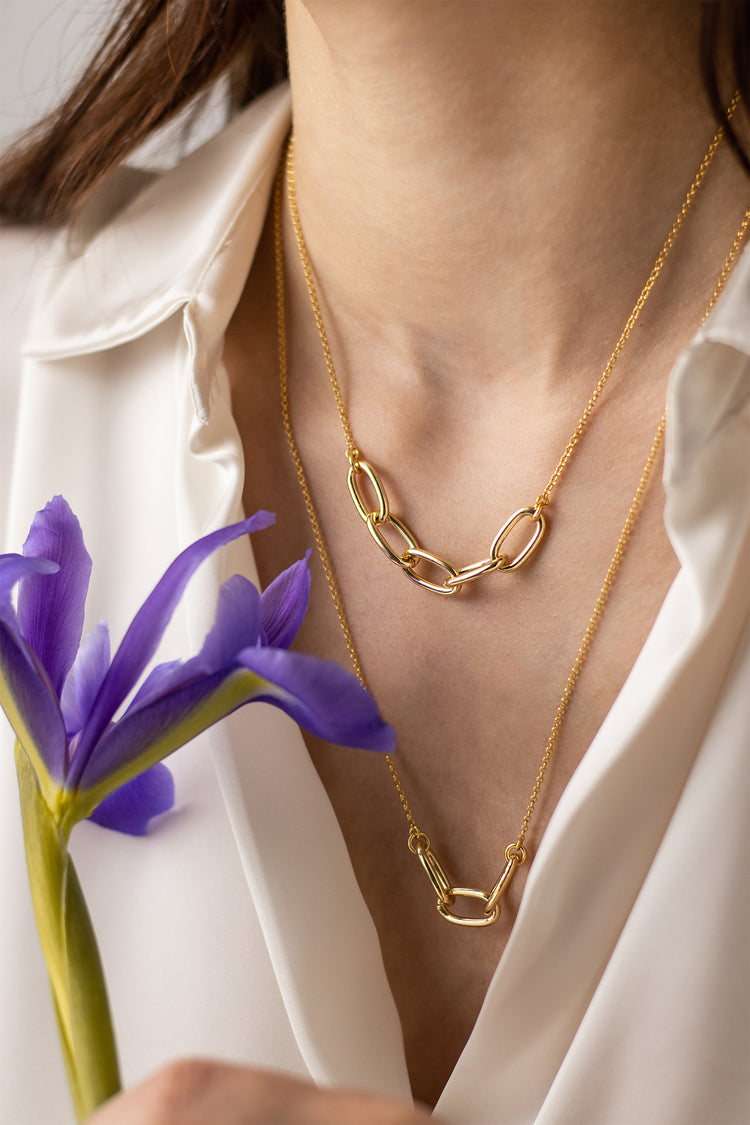 Queen - Collier fünf Kettenglieder