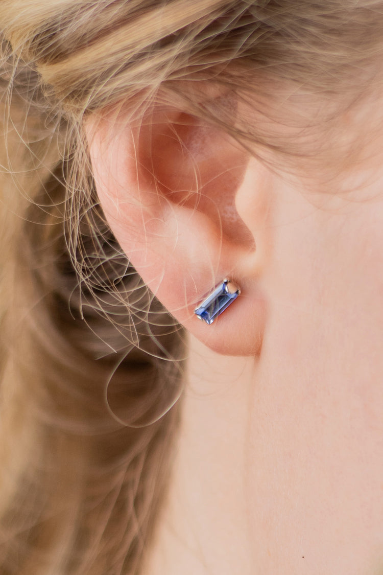 Paris-Ohrstecker Rechteck