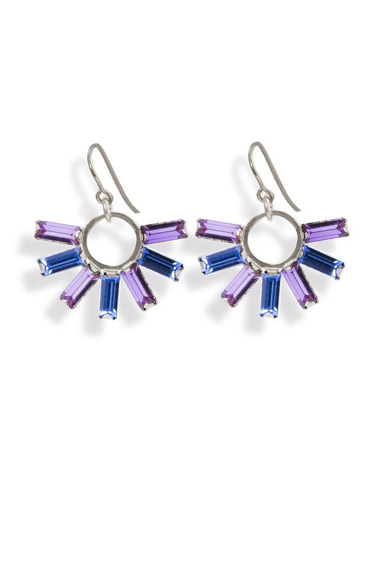 Paris-Ohrhänger Kristallsonne