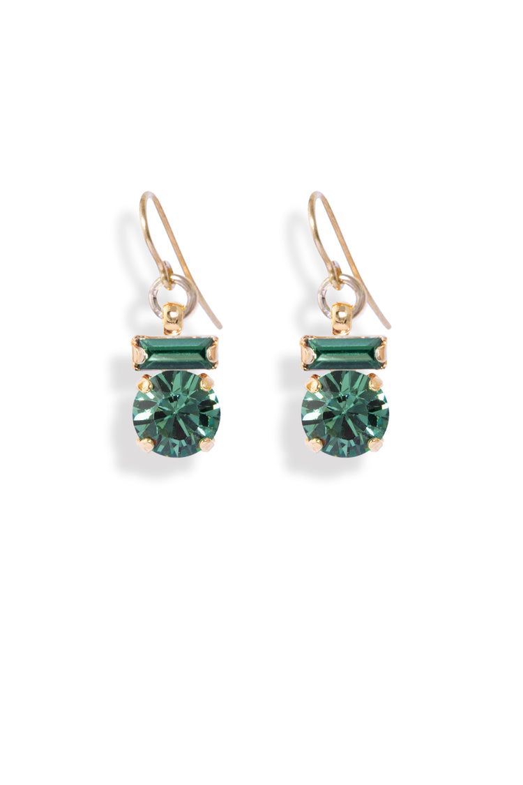 Paris-Ohrhänger zwei Kristalle