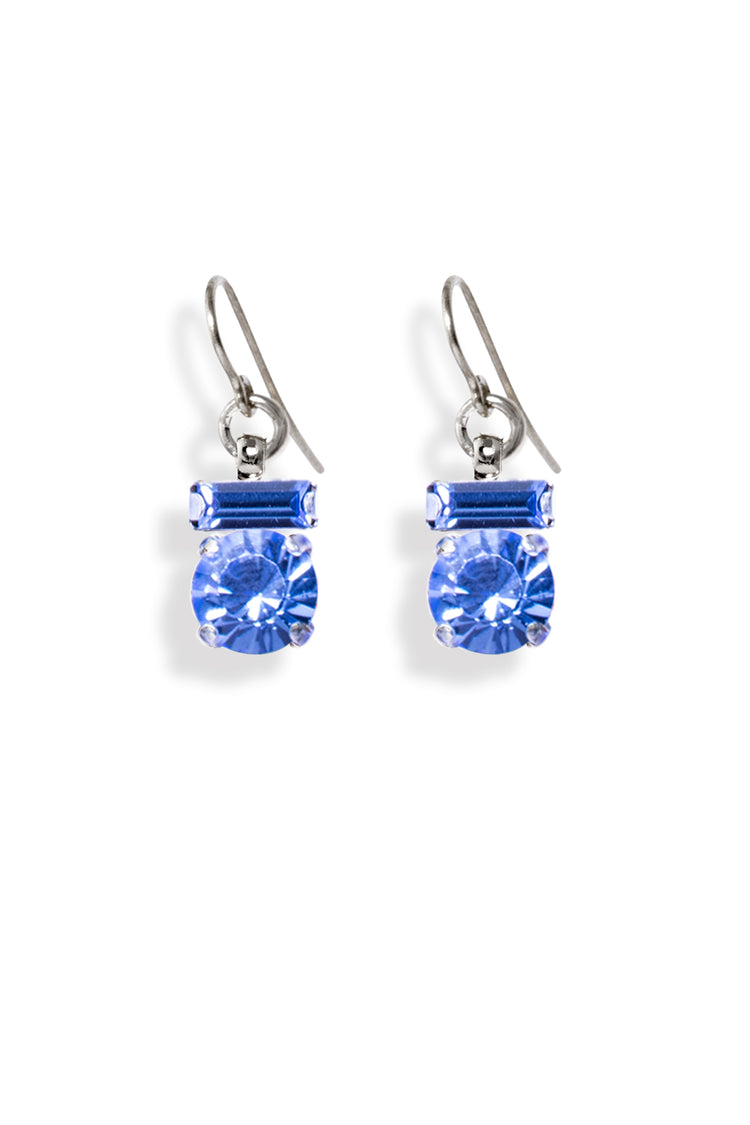 Paris-Ohrhänger zwei Kristalle