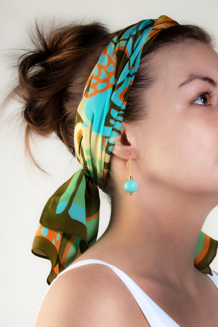 Seidenschal - Florida lang