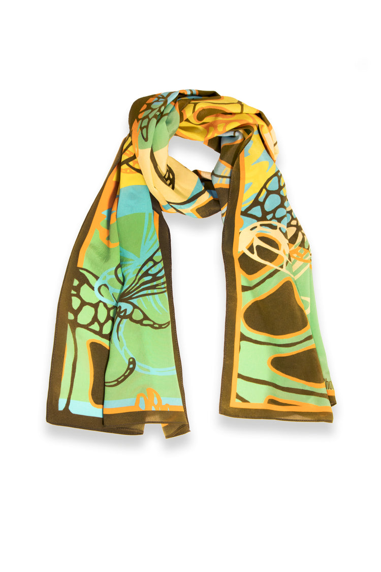 Seidenschal - Florida lang