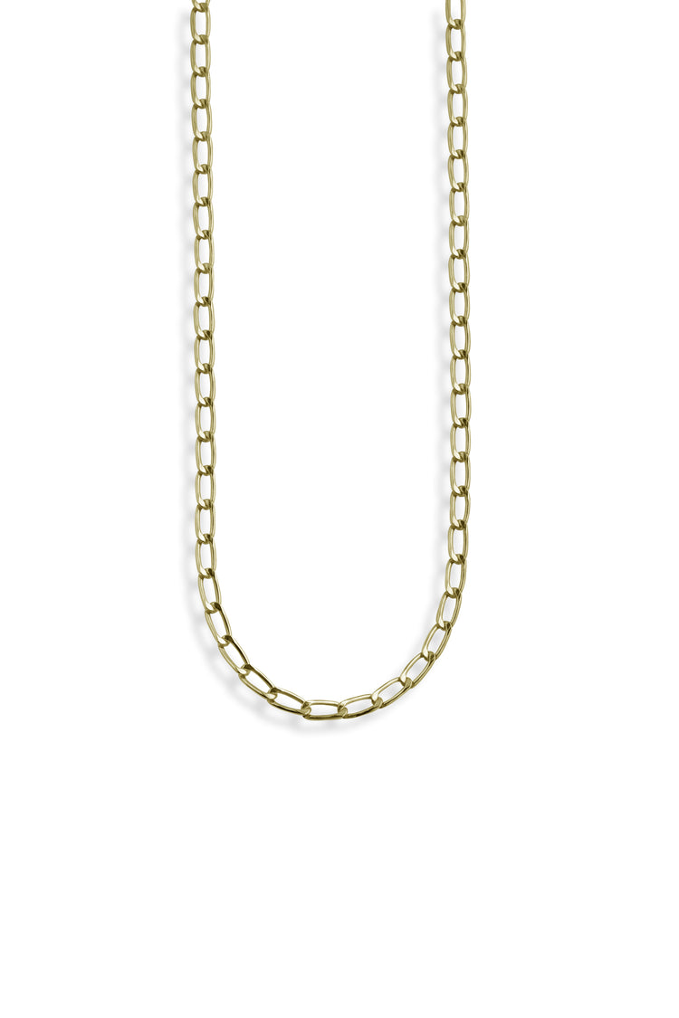 TS Solid Silver Kette zarte Langpanzerkette