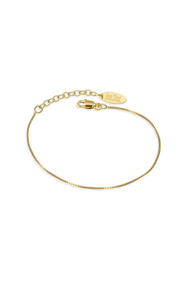 TS Solid Silver Armband zarte Veneziakette