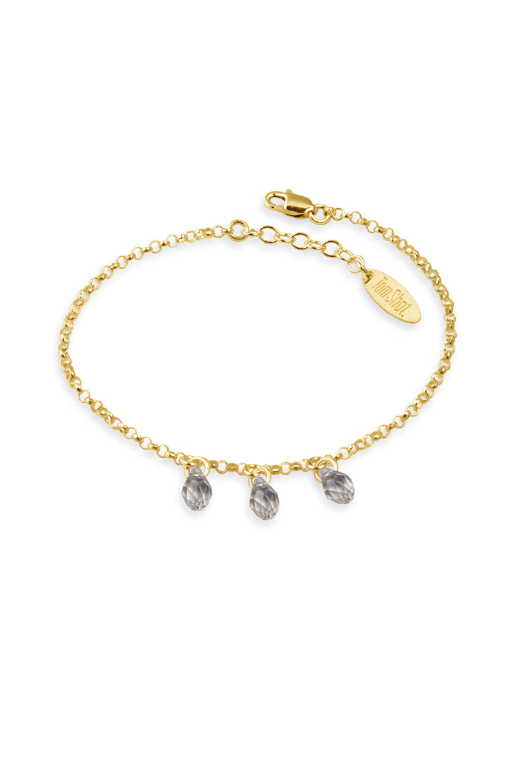 TS Solid Silver Armband 3 Briolette