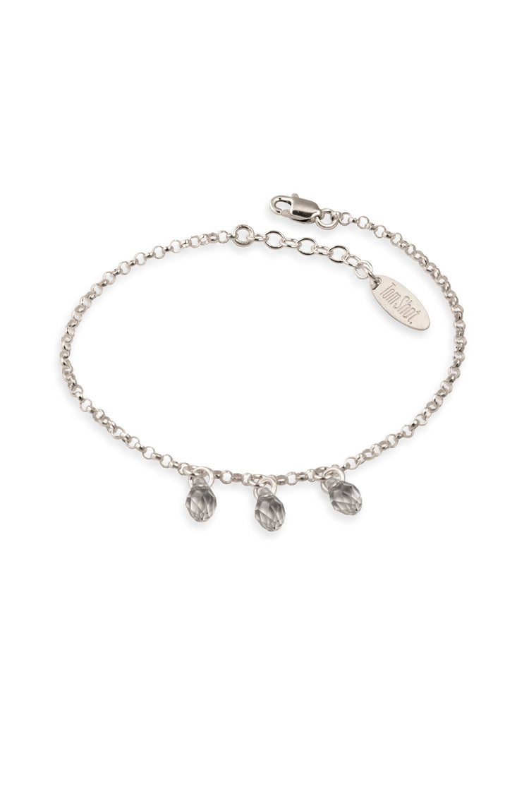 TS Solid Silver Armband 3 Briolette
