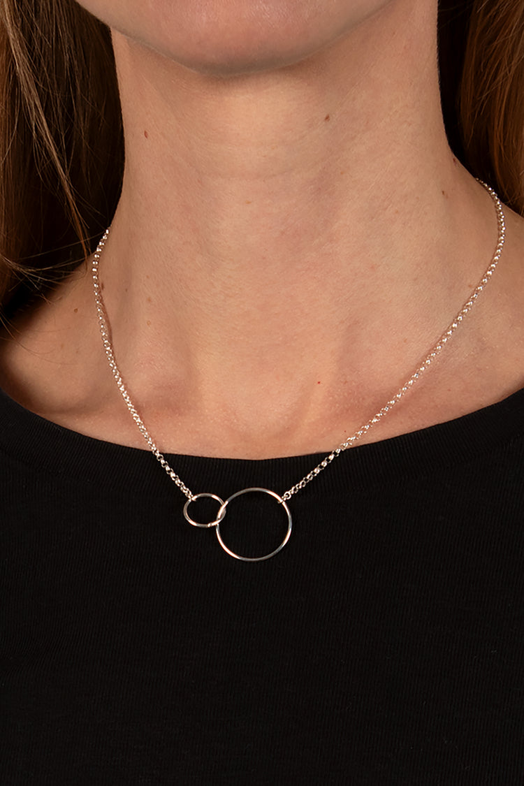 TS Solid Silver Collier Infinity