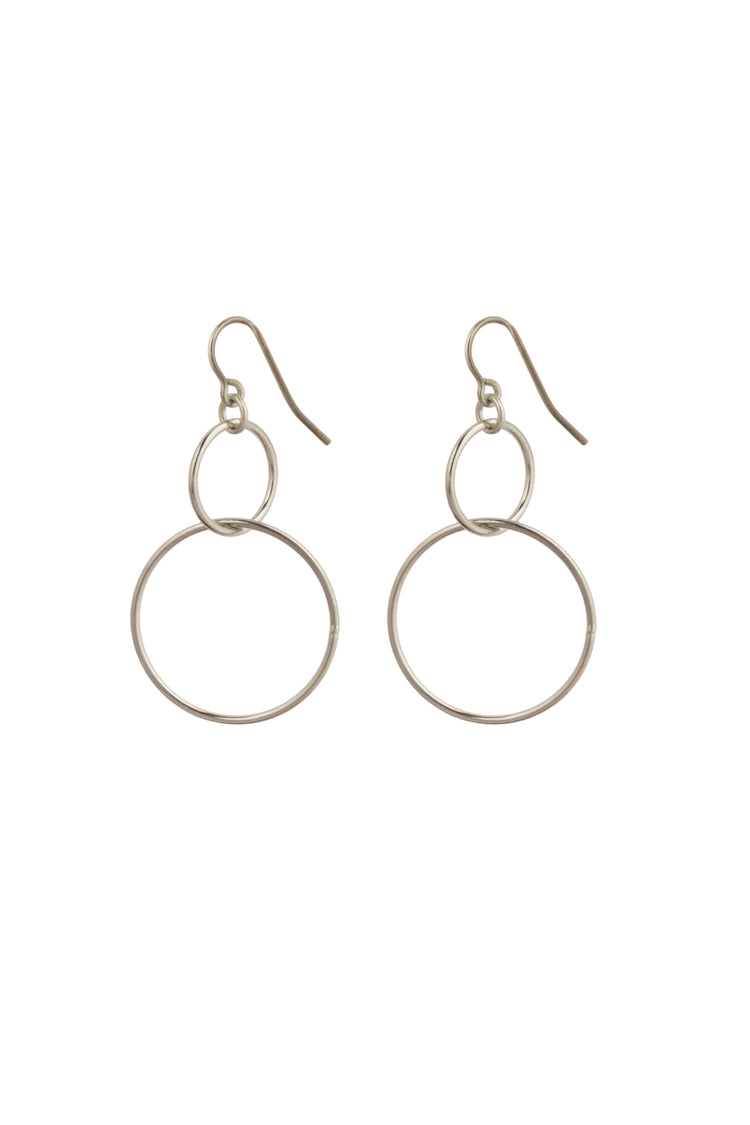 TS Solid Silver Ohrhaken Infinity klein