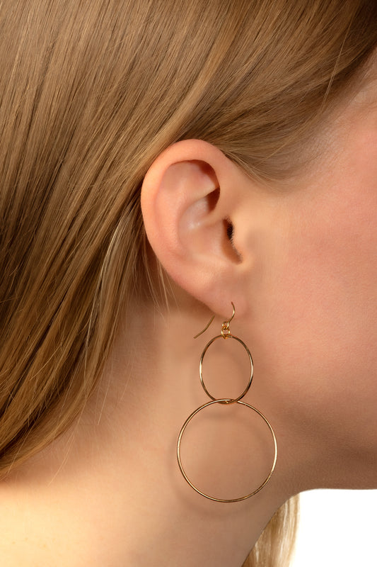 TS Solid Silver Ohrhaken Infinity groß