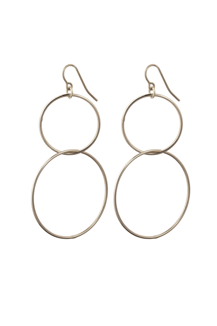 TS Solid Silver Ohrhaken Infinity groß