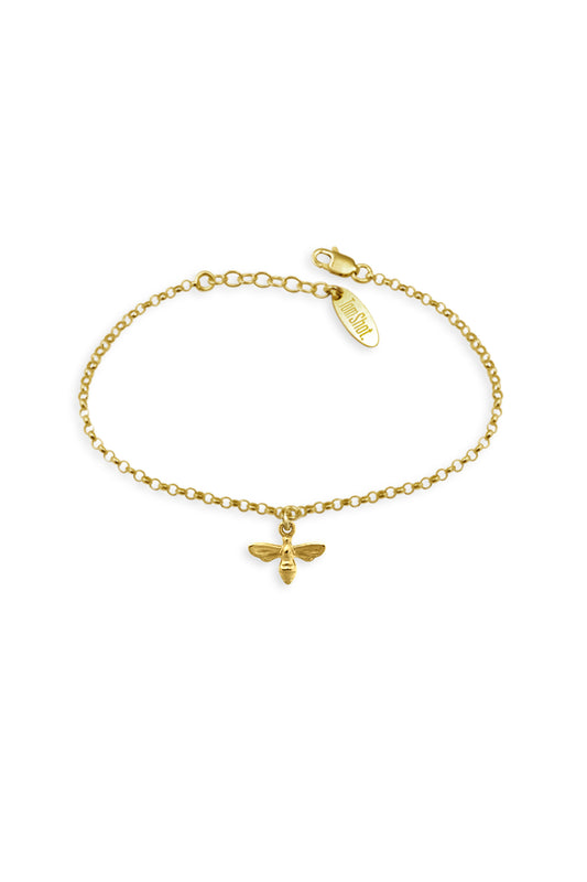 TS Solid Silver Armband Biene