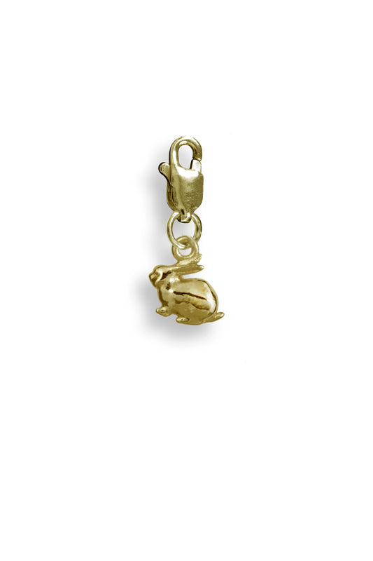 TS Solid Silver Charm Hase