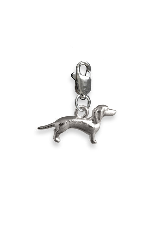 TS Solid Silver Charm Dackel