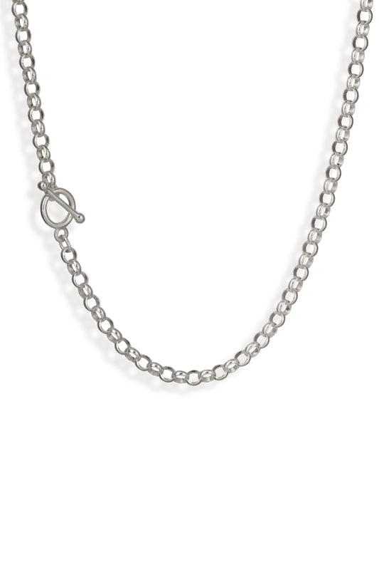 TS Solid Silver Collier 40cm Jaseron