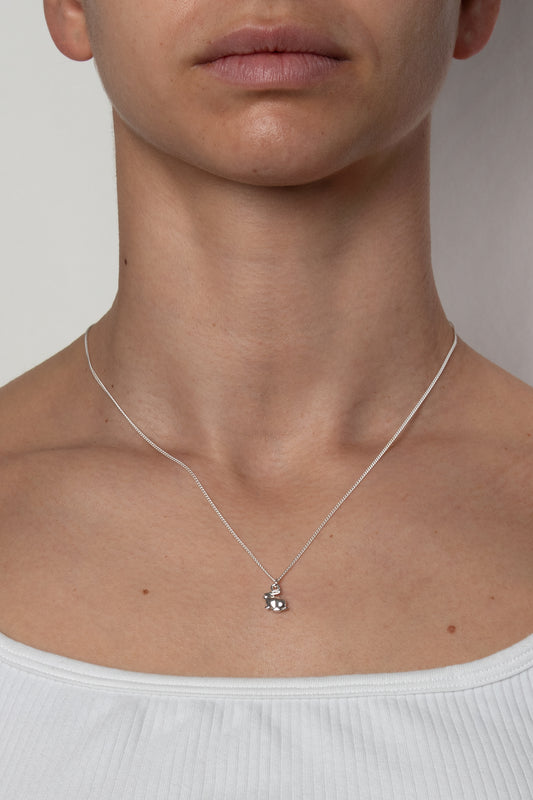 TS Solid Silver Kette Hase