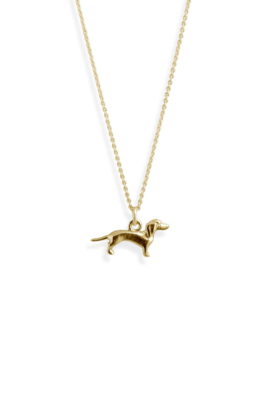 TS Solid Silver Kette Dackel