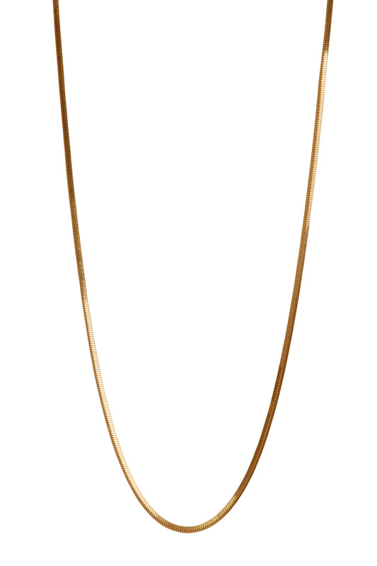TS Solid Silver Collier 60 cm Vierkantschlange