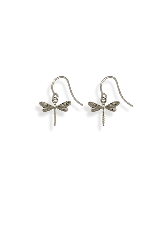TS Solid Silver Ohrhaken Libelle
