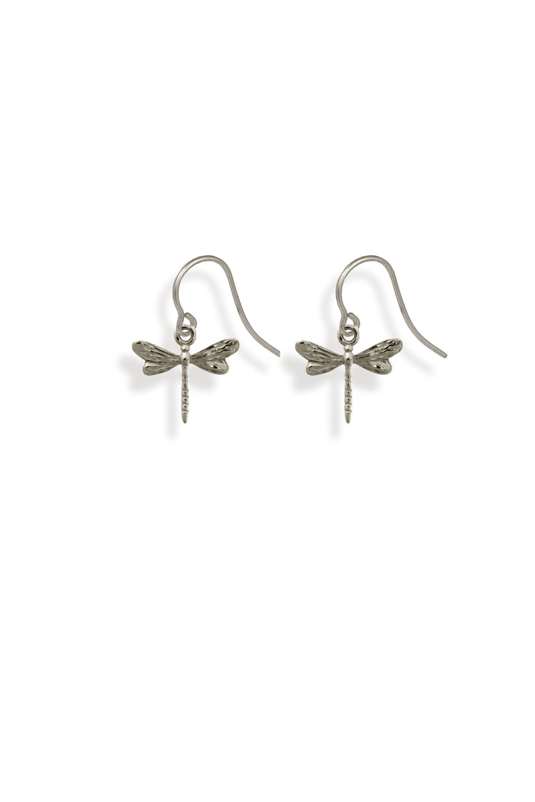 TS Solid Silver Ohrhaken Libelle