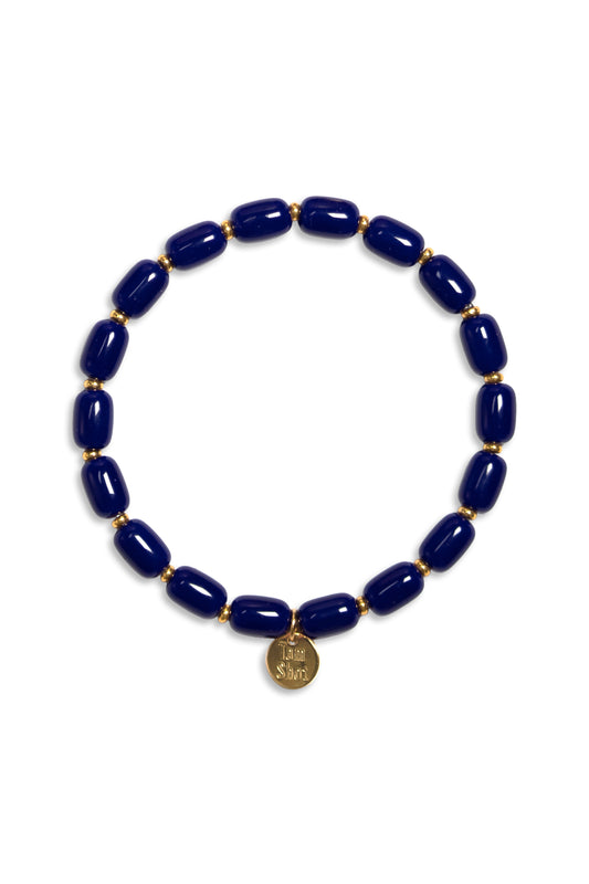 Joy - Armband elastik Barrelperlen