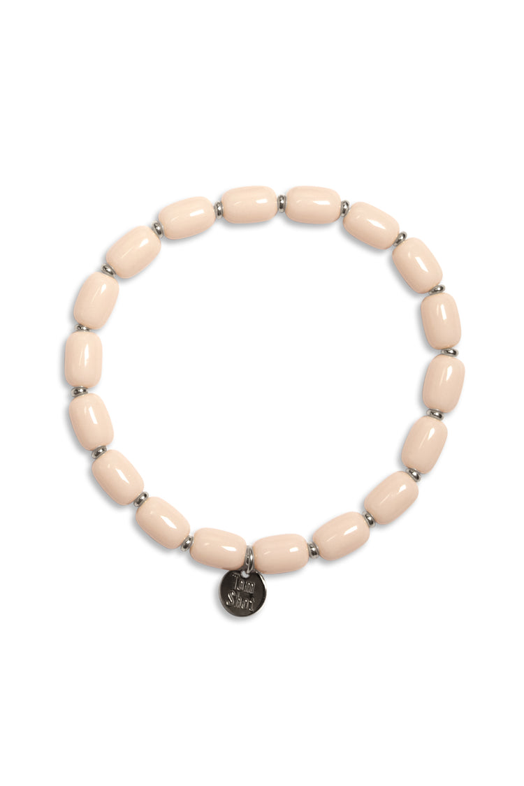 Joy - Armband elastik Barrelperlen