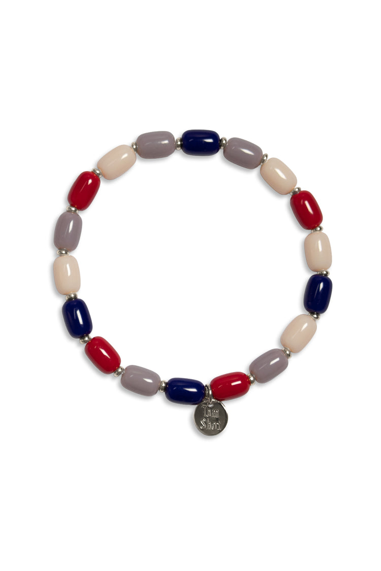 Joy - Armband elastik Barrelperlen