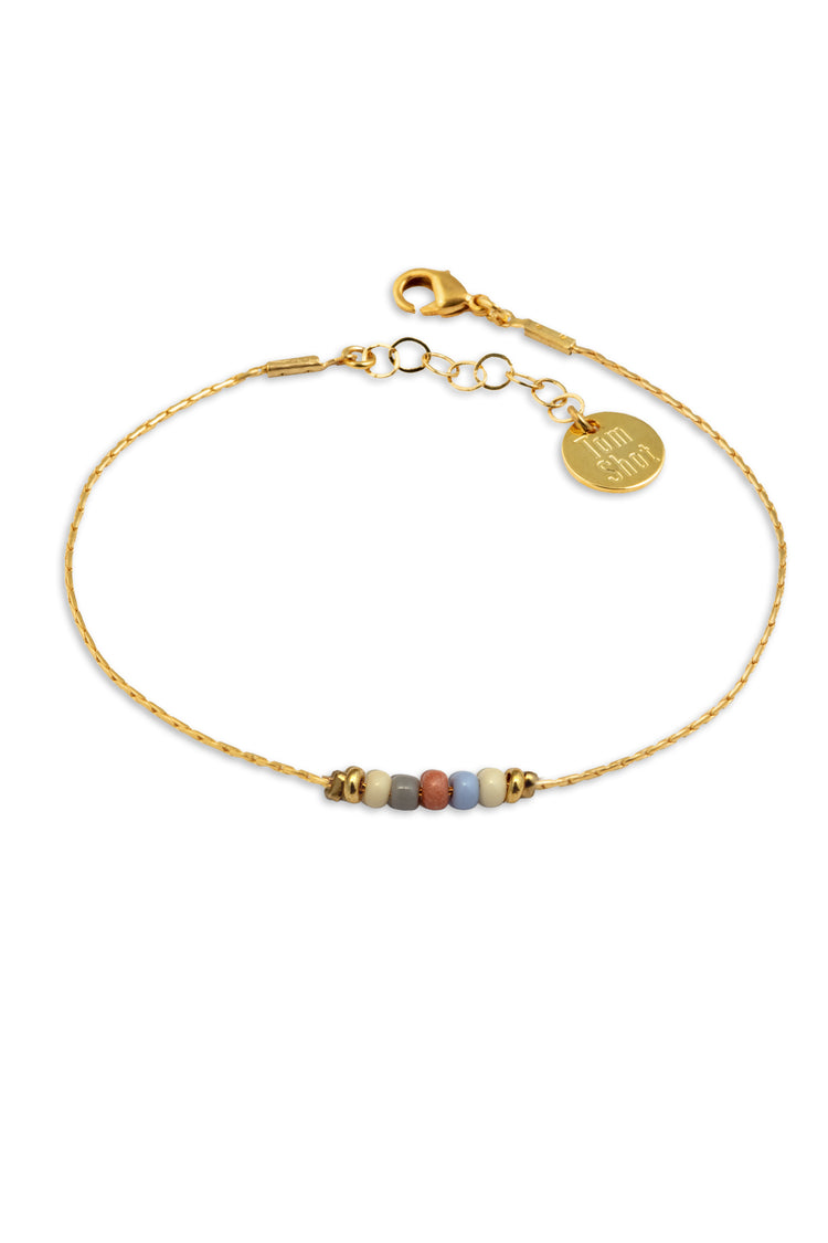 Joy - Armband fünf Rocailleperlen