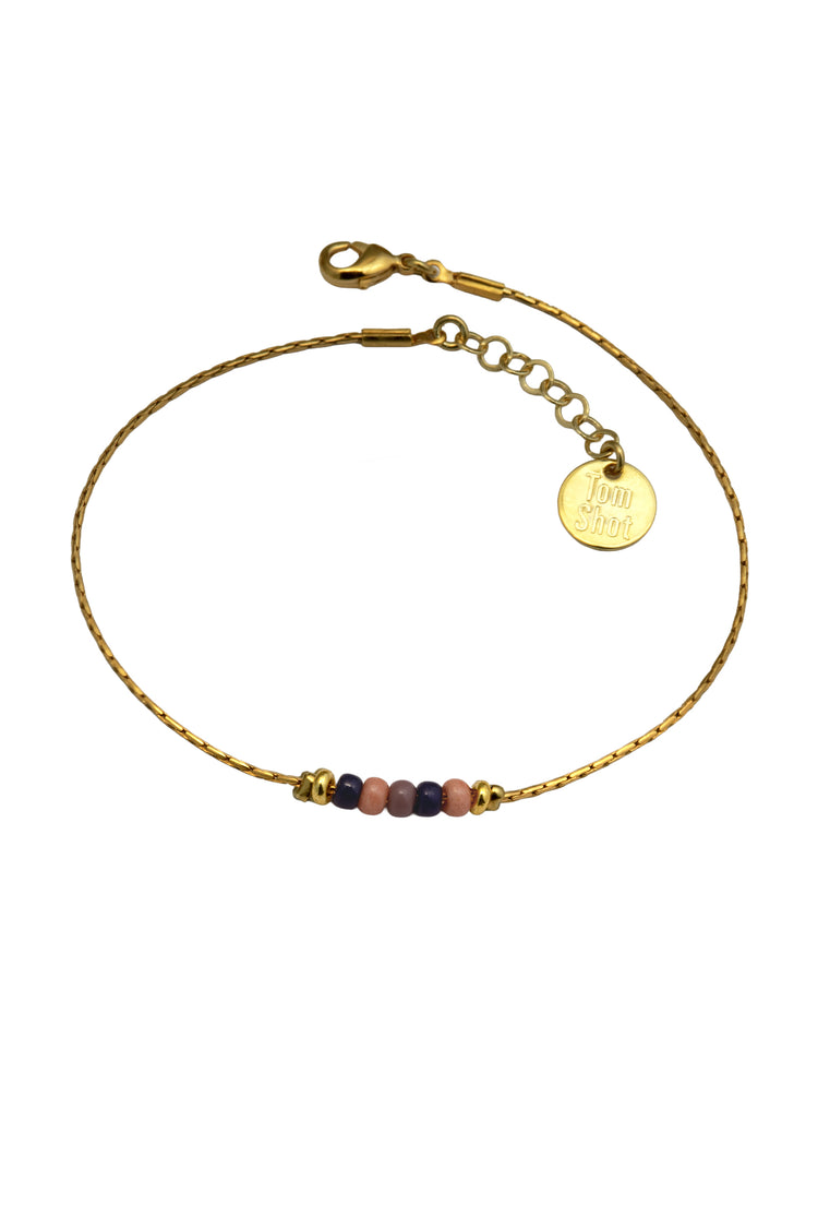 Joy - Armband fünf Rocailleperlen