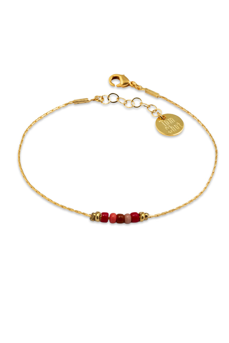 Joy - Armband fünf Rocailleperlen