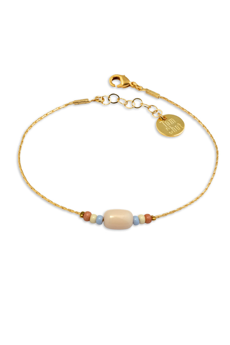 Joy - Armband Rocaille- und Barrelperle