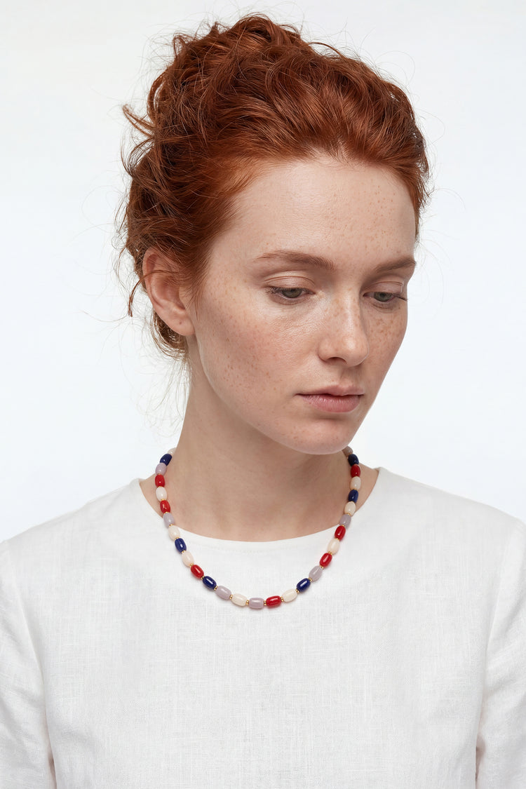 Joy - Collier Barrelperlen