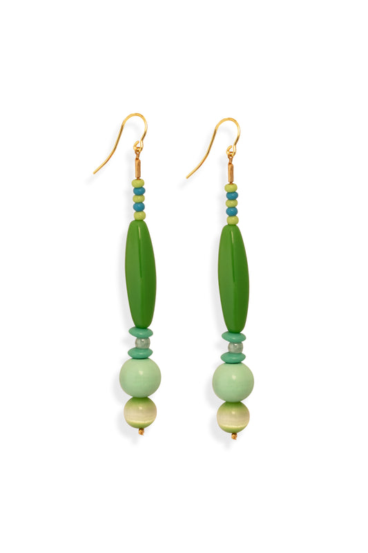 Joy - Ohrhaken mit langer Glasperle